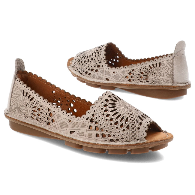 Baleríny RAVINI - VT59 Grey