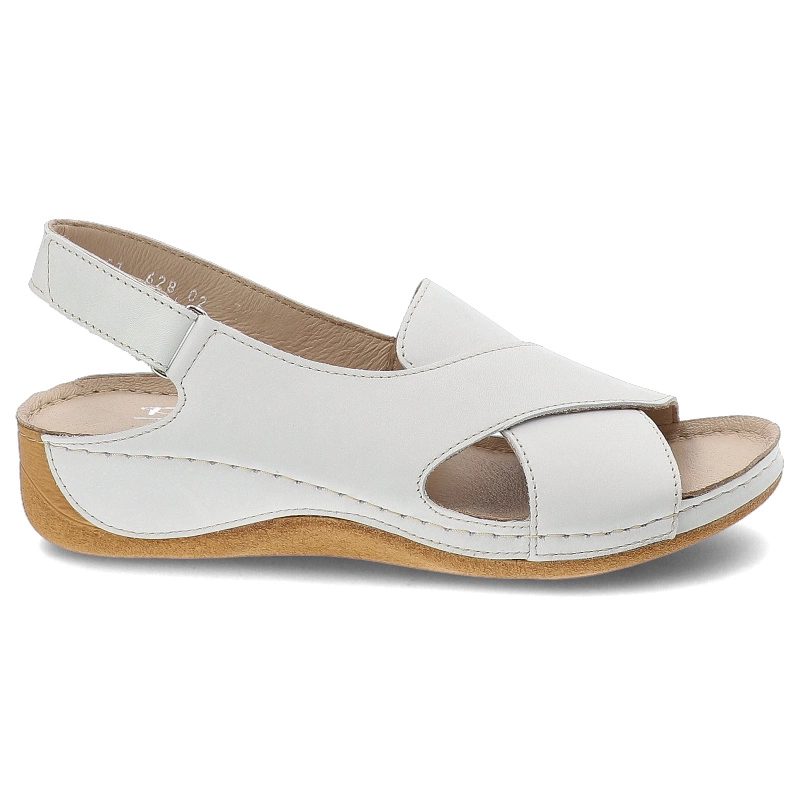 Sandále Pollonus - 5-1628-002 Avorio Perfo