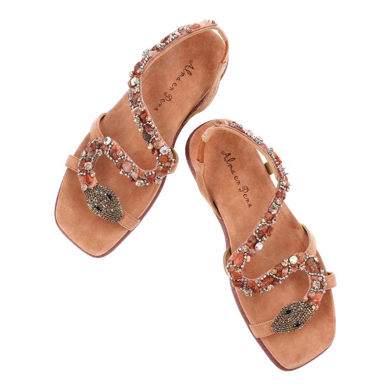 Sandále Alma en Pena - V23389 Suede Tejus