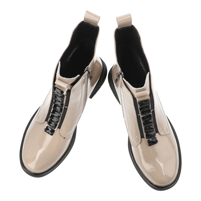 Členkové Topánky S.BARSKI - MR52-108 Beige