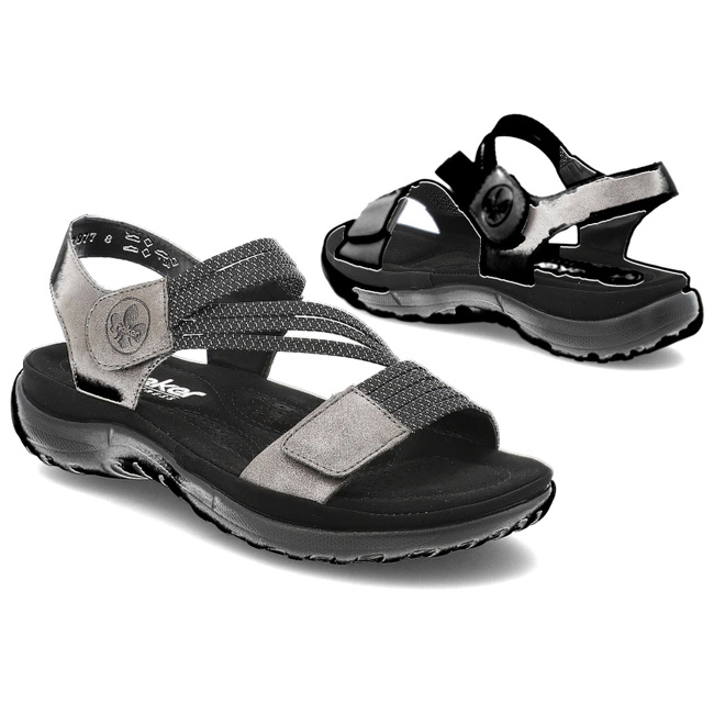 Sandále RIEKER - 64870-42 Grey