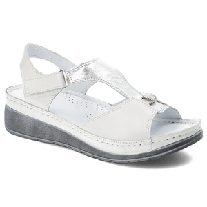 Sandále Armodo - 1000 Biały/Srebro K9-C39