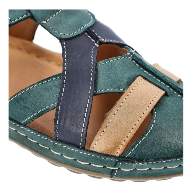 Sandále Armodo - 74 Zielony/Granat/Rudy 948/949/952