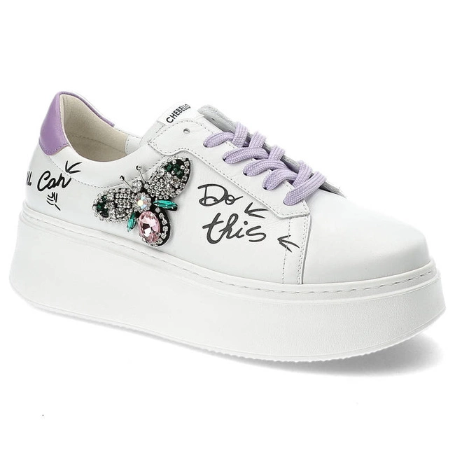 Tenisky Chebello - 3089_-059-434-PSK-S251 Biały