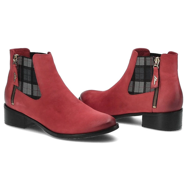 Členkové Topánky Libero - 118519 Czerwony 74