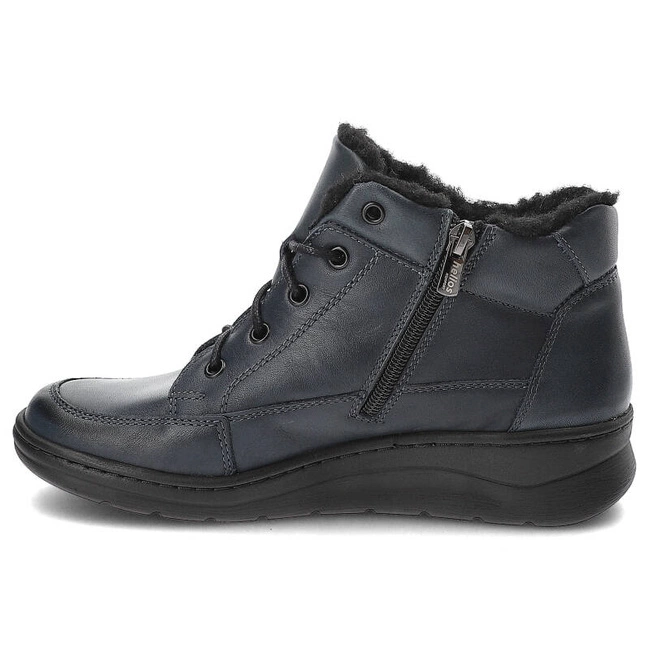 Šnúrovacie Členkové Topánky Helios - 553 Granat 041