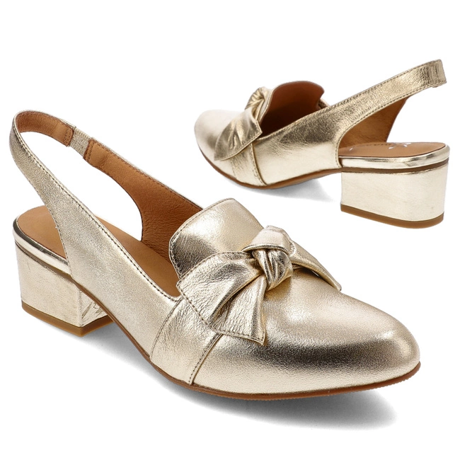 Sandále Maciejka - N6539-25/00-1 Złoty