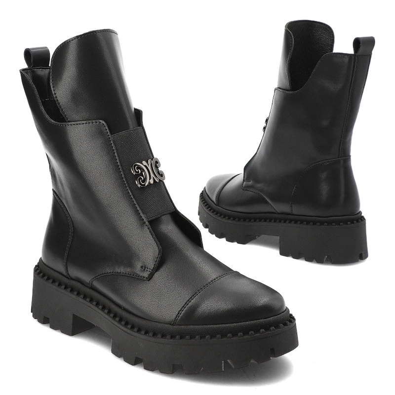 Členkové Topánky Armodo - 11633 Czarny