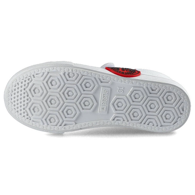 Plátenky Big Star - FF374088 Biały/Czerwony