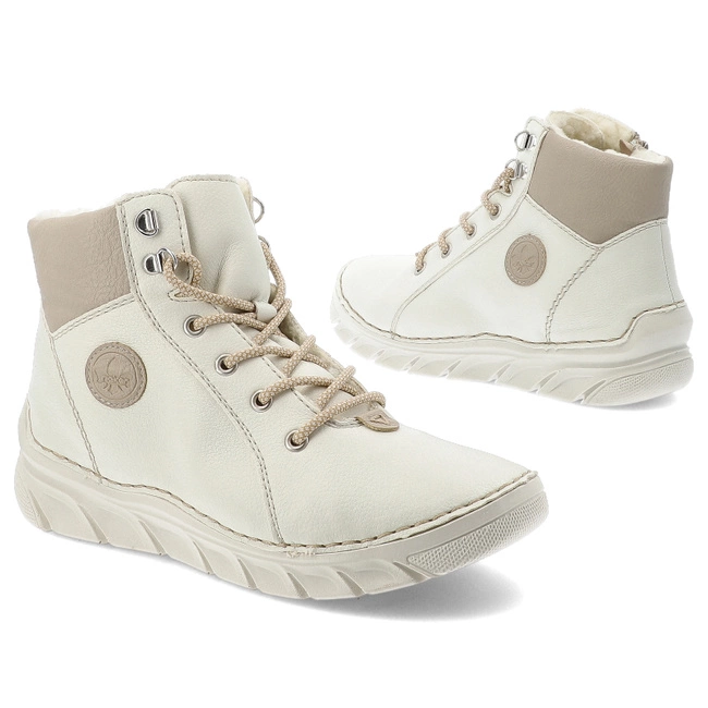 Členkové Topánky RIEKER - 55040-80 White
