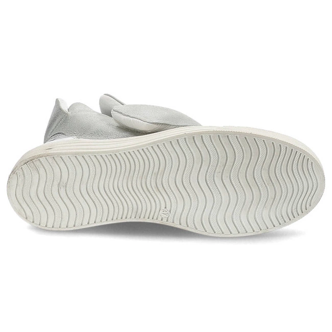 Členkové Topánky Carinii - B3522_G32-F73-000-996 Venus Lustro Srebro/Dave Met.6729/0101