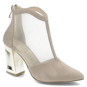 Členkové Topánky Damiss - DS-595/8 Cappucino Zamsz