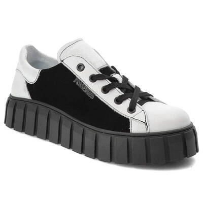 Tenisky Pollonus - 5-1578-002 Biały Verona+Czarny