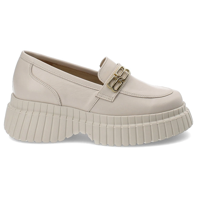 Poltopánky Karino - 5055/001-P Beż/Lico