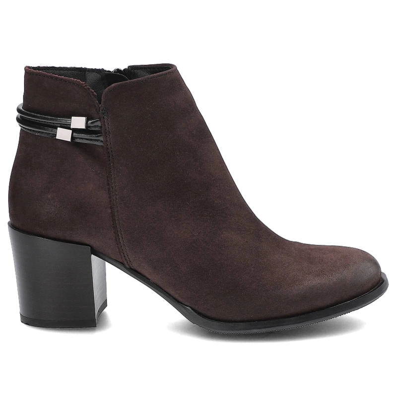 Členkové Topánky Gamis - 3511 Bordo Nubuk