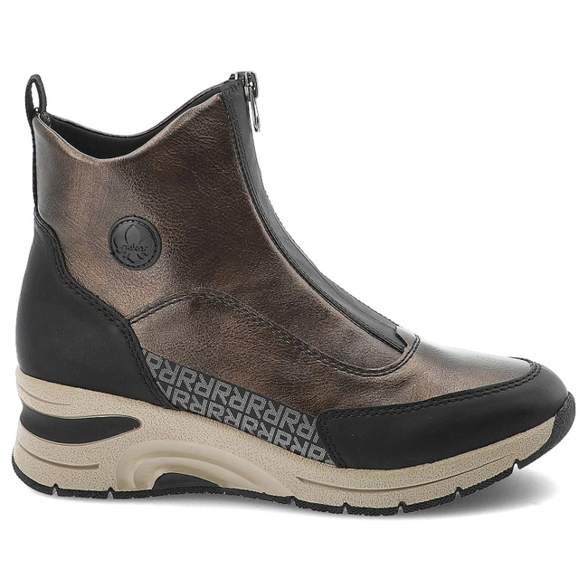Členkové Topánky Rieker - N9381-60 Brown Combination