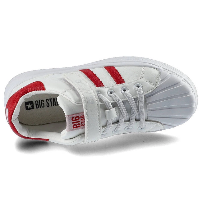 Plátenky Big Star - GG374020 Biały/Czerwony