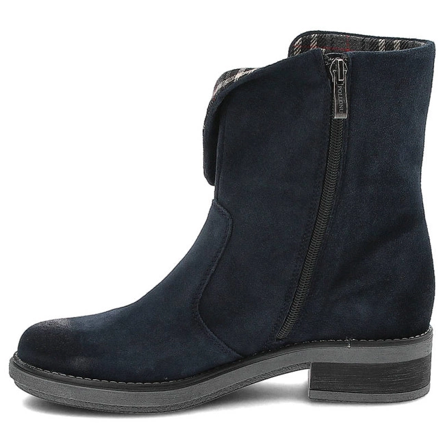 Členkové Topánky Pollonus - 5-1018-003 Granat Welur/Koc