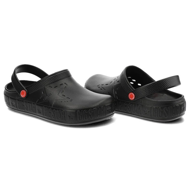 Šľapky Big Star - II175001 Czarny