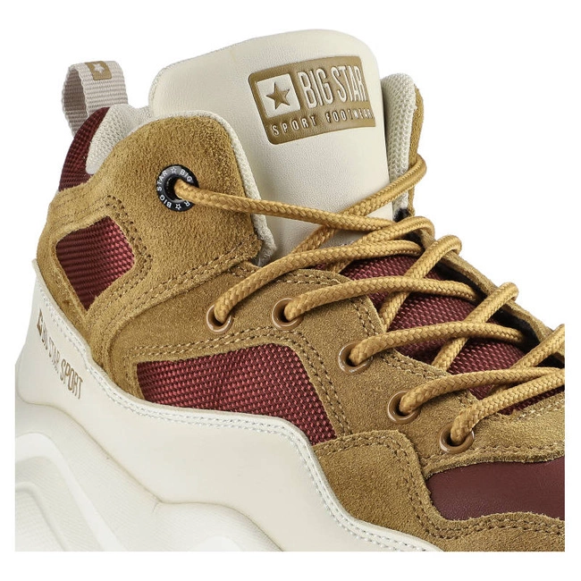 Tenisky Big Star - GG274646 Beż Burgund