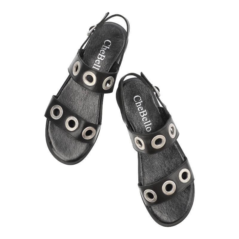 Sandále Chebello - 2038 Sandro 04 Czarny