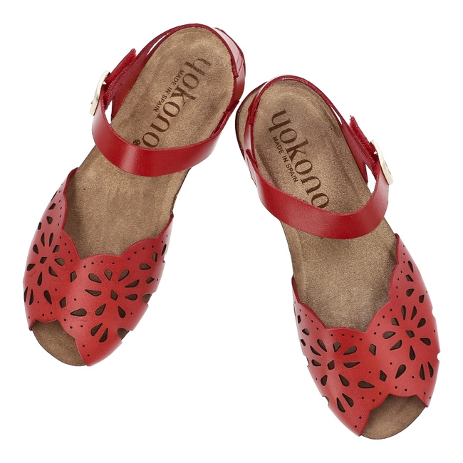 Sandále YOKONO - Monaco-247 Vaq Rojo
