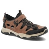Sandále RIEKER - B8375-90 Brown Combination