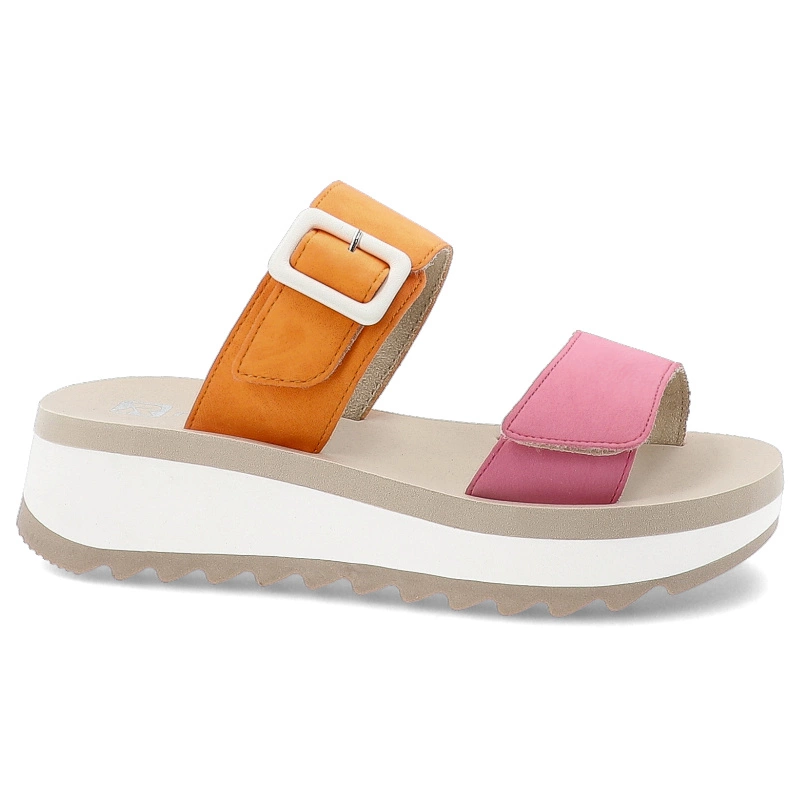 Šľapky RIEKER - W3050-38 Pink