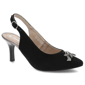 Sandále Karino - 3228/003-P Czarny/Welur