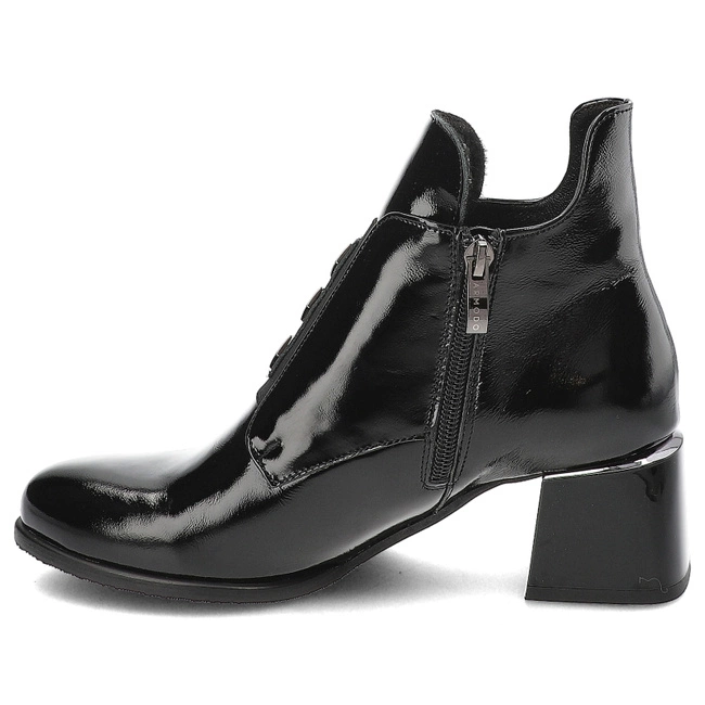 Členkové Topánky Armodo - 60504 Naplak Czarny+Cn.