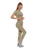 Komplet Top A Legíny MORAJ - Top BD1900-508+Legginsy RDL2200-013 Beige