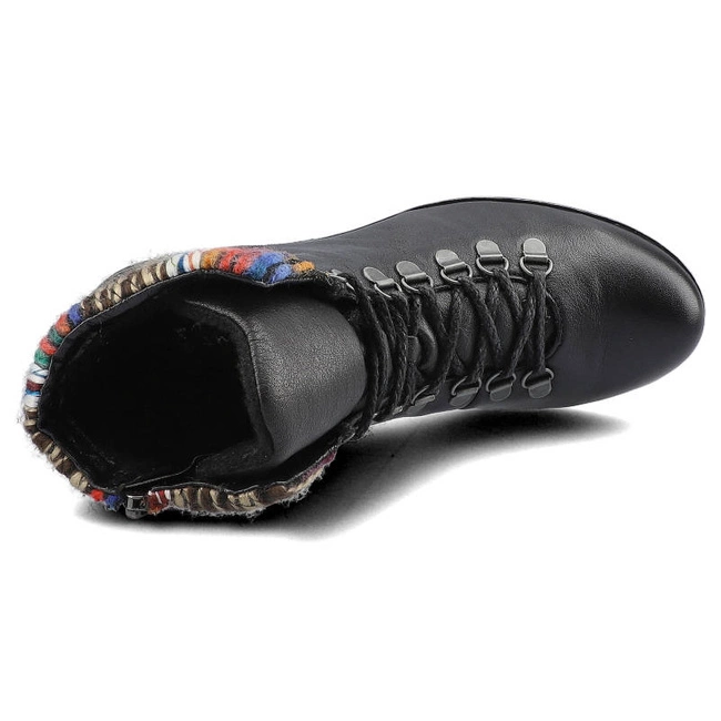 Šnúrovacie Členkové Topánky Maciejka - 03276-01/00-3 Czarny