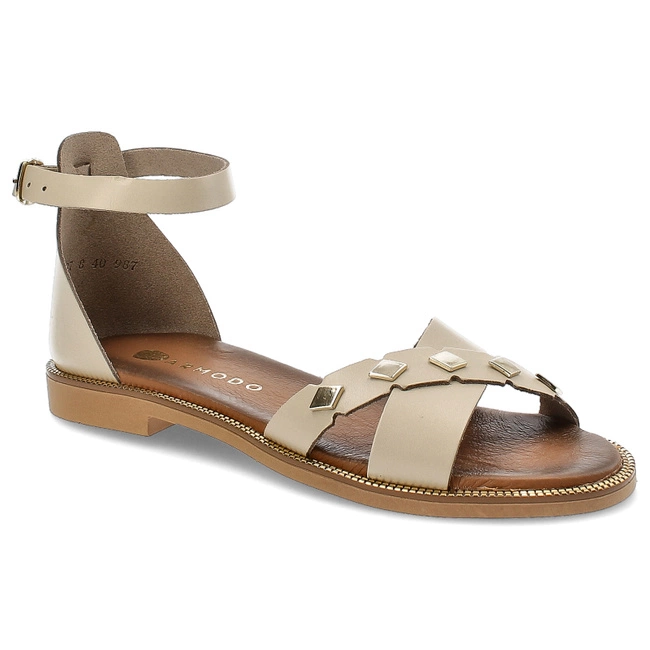 Sandále Armodo - 40378 Bf.Beż+Zł.