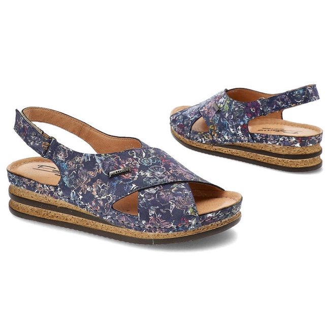 Sandále Pollonus - 5-1514-005 Kwiaty P69