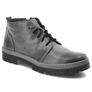 Šnúrovacie Členkové Topánky Wasak - 0689 Szary