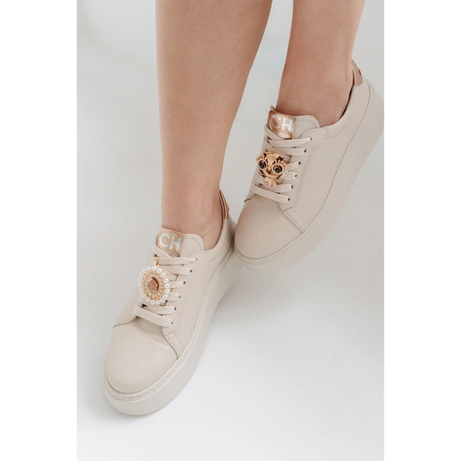 Tenisky Chebello - 4411_-157-495-PSK-S251 Śmietanka