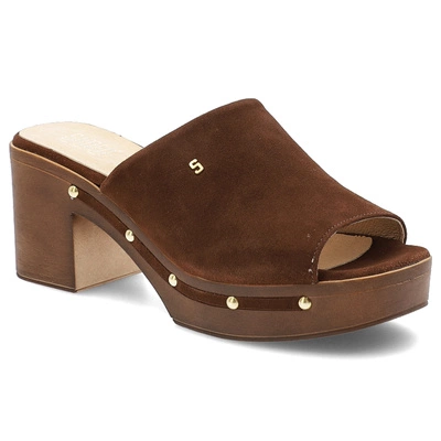 Šľapky SIMEN - 6844A K.W.Brąz