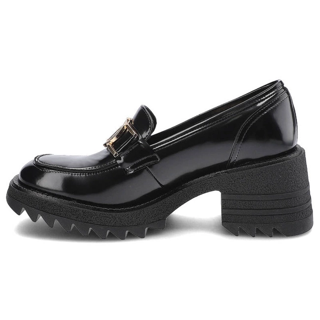 Poltopánky Karino - 4003/090-P Czarny/Lakier