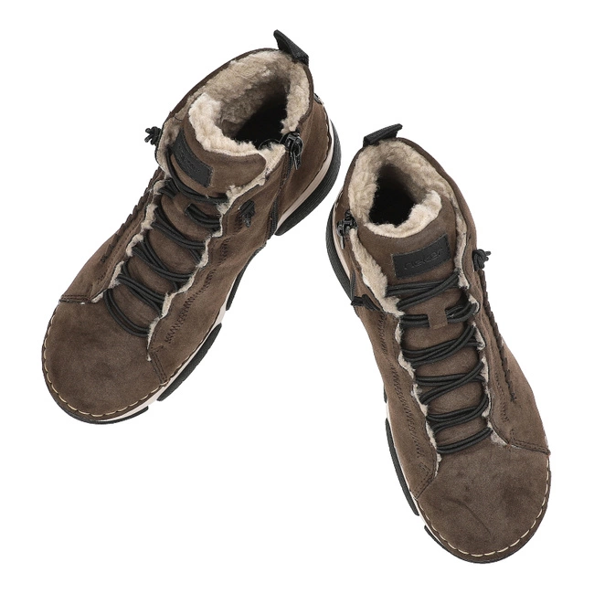 Šnúrovacie Členkové Topánky Rieker - 45912-25 Brown