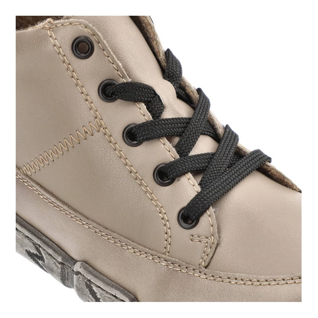 Šnúrovacie Členkové Topánky Rieker - L0301-64 Beige
