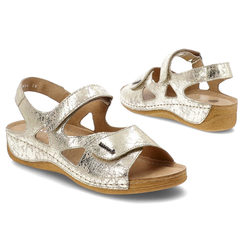 Sandále ARMODO - 5-0994-118 Złoty Fl