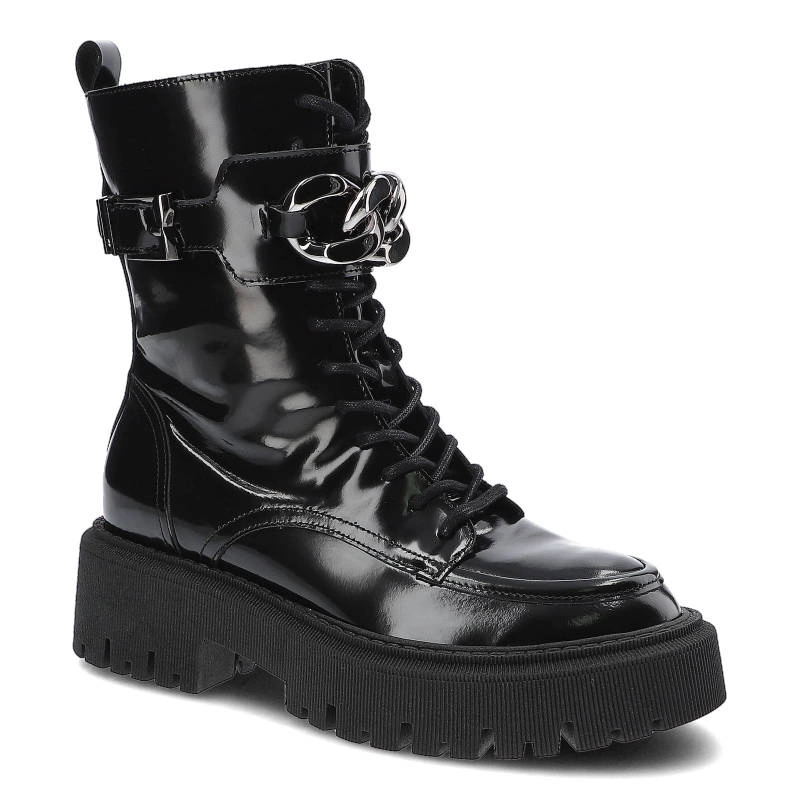 Členkové Topánky Chebello - 2795_-355-000-MIC-S158 Czarny Lakier