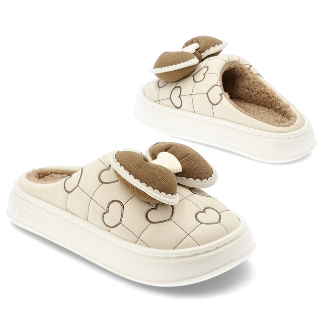 Papuče FILIPPO - DK7482/25 BE Beżowy