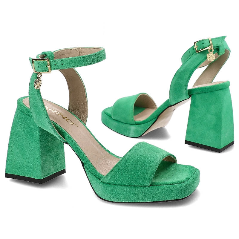Sandále Karino - 4217/026-P Zielony/Welur