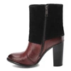 Členkové Topánky Carinii - B2344_-B36-063-PLO-927 New Jork Bordo/Zamsz Czarny