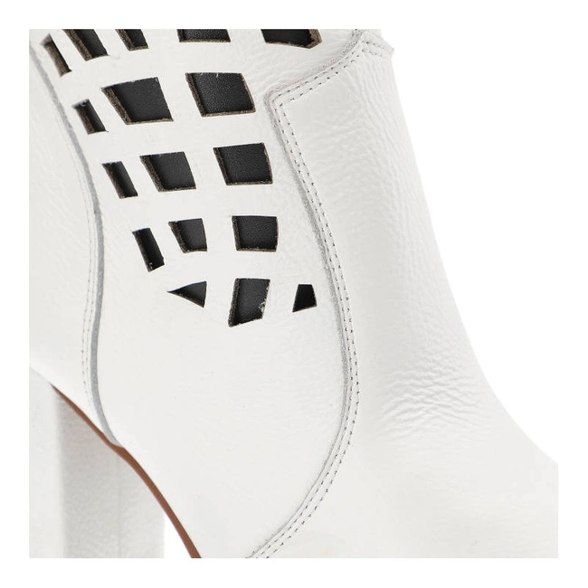 Čižmy Exquisite - 1423 Biały