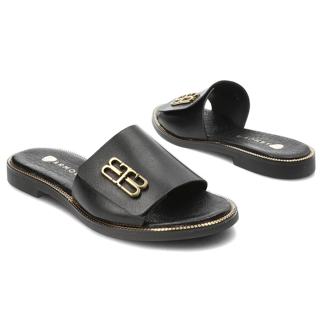 Šľapky Armodo - 40384 Bf.Czarny+Zł.