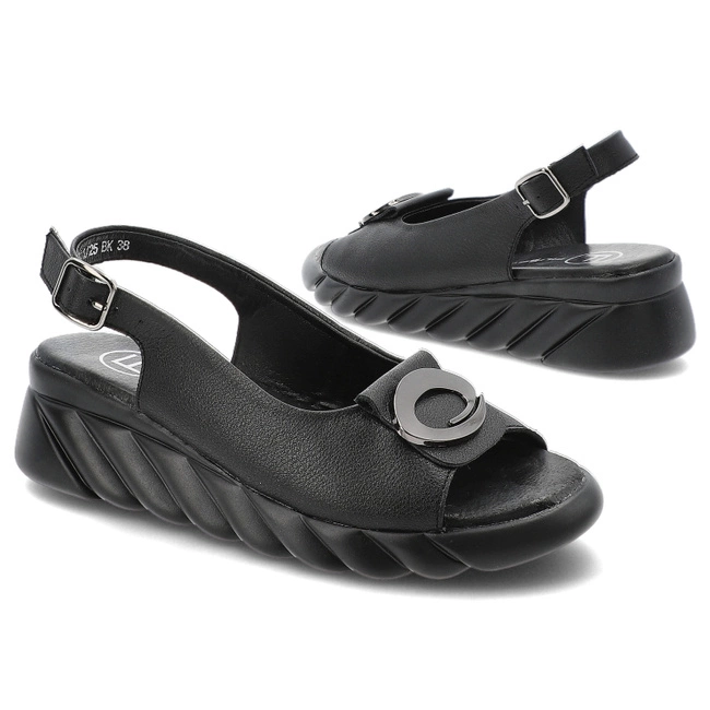 Sandále FILIPPO - DS7011/25 BK Czarny