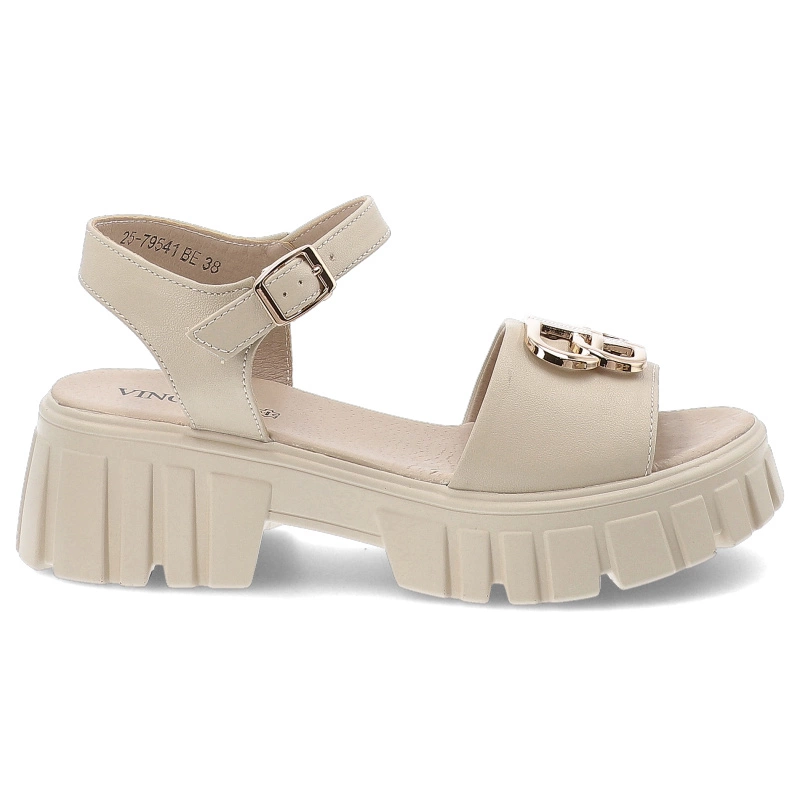 Sandále VINCEZA - 79541 BE Beżowy