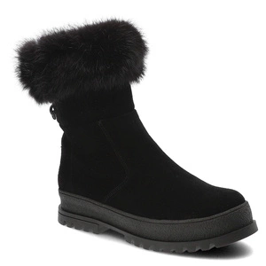 Členkové Topánky Armodo - 5-1713-003 Czarny Welur+Królik